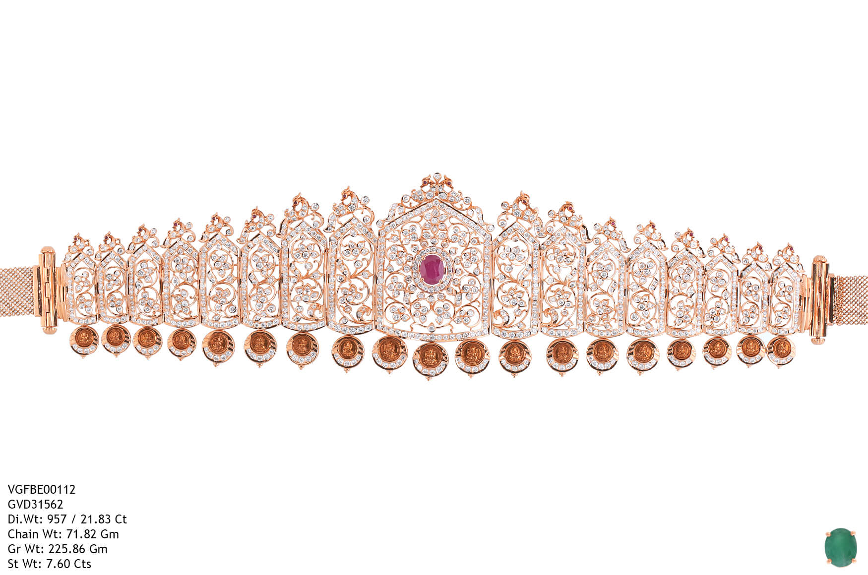 Suvriddhi Diamond Waist Belt