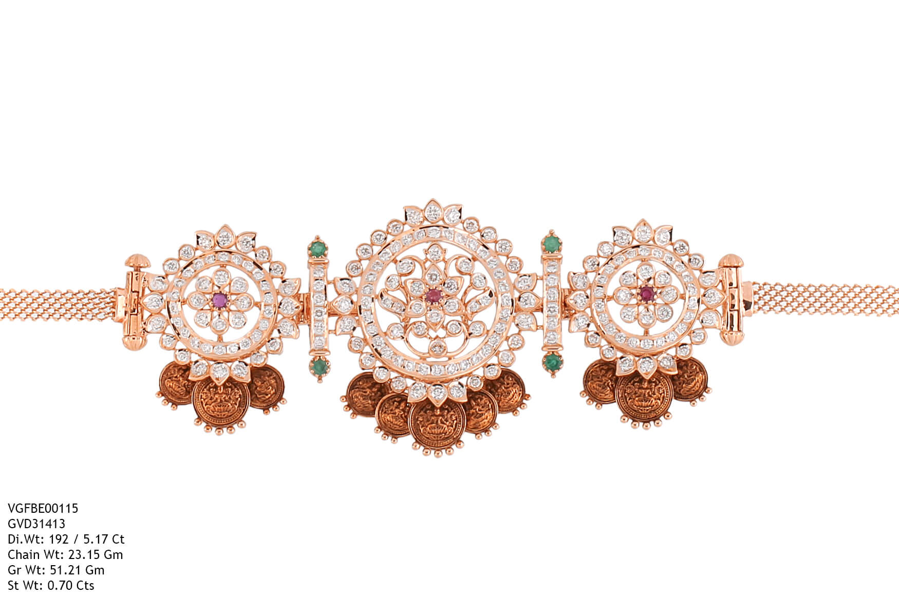 Vishwika Diamond Waist Belt