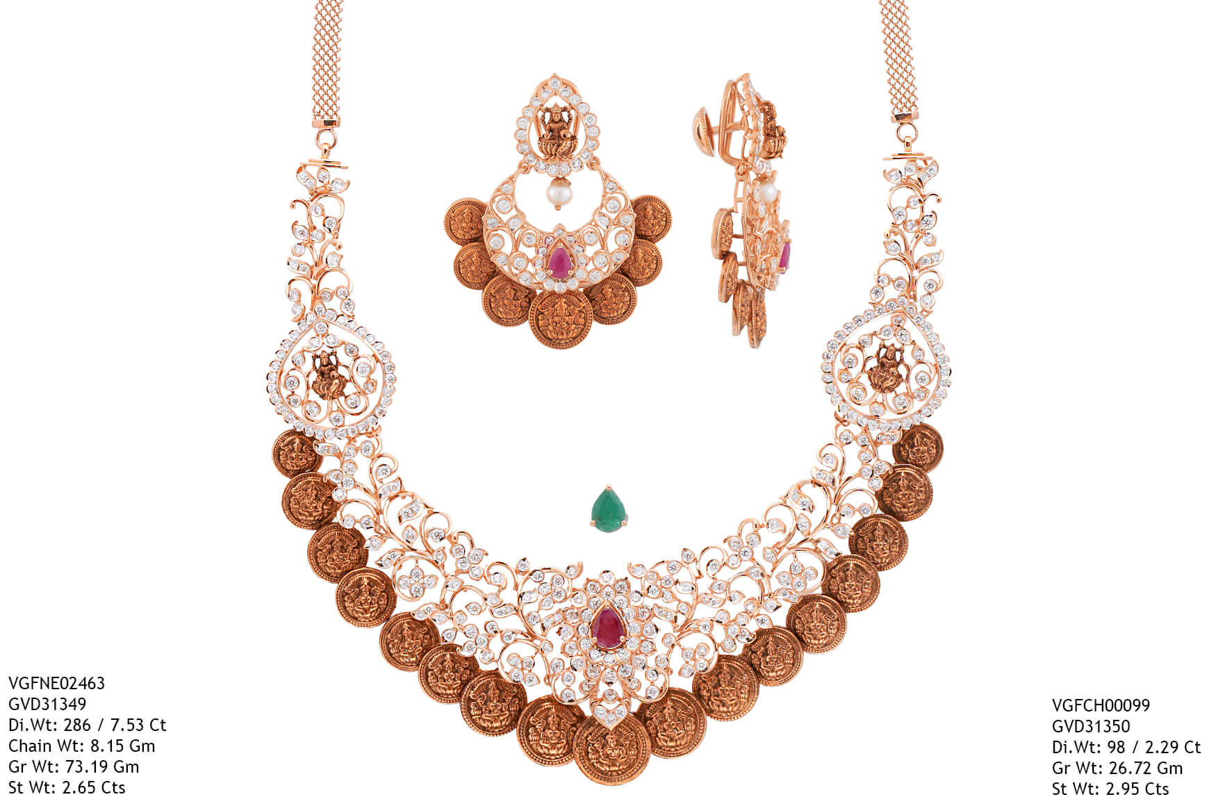 Pranashree Diamond Necklace